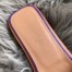 Hermes Oran Slide Sandals In Purple Epsom Perforated Calfskin