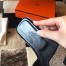 Hermes Oran Slide Sandals In Black Suede With Crystal
