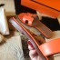 Hermes Oran Slide Sandals In Orange Swift Calfskin