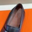 Hermes Men's Paris Loafers In Noir Calfskin