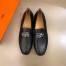 Hermes Men's Tenor Loafers In Black Calfskin