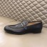 Hermes Men's Monterey Loafers In Black Calfskin