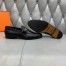 Hermes Men's Colette Loafers In Black Calfskin