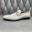 Hermes Men's Colette Loafers In White Calfskin