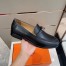 Hermes Men's Destin Loafers In Noir Calfskin