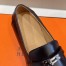 Hermes Men's Destin Loafers In Noir Calfskin