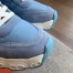 Hermes Men's Impulse Sneakers in Blue Fabric and Leather
