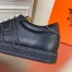 Hermes Boomerang Sneakers In Black Epsom Leather