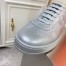 Hermes Boomerang Sneakers In Silver Epsom Leather