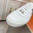 Hermes Boomerang Sneakers In Multicolore White Leather