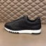 Hermes Men's Trail Sneakers In Black Calfskin Leather