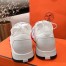 Hermes Men's Addict Sneakers In White Knit