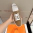 Hermes Men's Get Sneakers in Beige Suede Leather