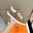 Hermes Men's Get Sneakers in Beige Suede Leather