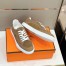 Hermes Men's Get Sneakers in Beige Suede Leather