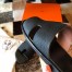 Hermes Men's Izmir Sandals In Black Clemence Leather