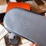 Hermes Men's Izmir Sandals In Grey Epsom Calfskin