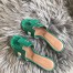 Hermes Oasis Slide Sandals In Bamboo Niloticus Crocodile Shiny Skin