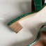 Hermes Oasis Slide Sandals In Green Niloticus Crocodile Shiny Skin
