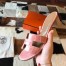 Hermes Oasis Slide Sandals In Pink Niloticus Crocodile Shiny Skin