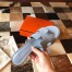 Hermes Oasis Slide Sandals 50mm In Blue Lin Epsom Calfskin