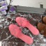 Hermes Oasis Slide Sandals 50mm In Pink Epsom Calfskin