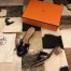 Hermes Oasis Slide Sandals 50mm In Black Patent Calfskin