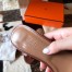 Hermes Oasis Slide Sandals 50mm In Brown Swift Calfskin