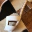 Hermes Oasis Slide Sandals 50mm In White Swift Calfskin