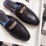 Hermes Oz Mules In Black Calfskin