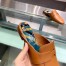 Hermes Catena Mules In Brown Calfskin