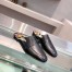 Hermes Catena Mules In Black Calfskin