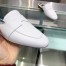 Hermes Catena Mules In White Calfskin