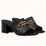 Hermes Camilla Mules 60MM In Black Calfskin 