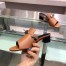 Hermes Candy 40mm Sandals In Brown Calfskin