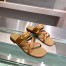 Hermes Claire Sandals In Brown Calfskin