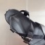 Hermes Inboard Sandals in Black Leather and Ribbon