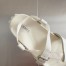 Hermes Inboard Sandals in White Leather and Ribbon