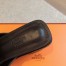 Hermes Women's Ilot 50 Sandals in Black Leather