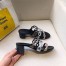 Hermes Tandem 50mm Sandals In Gold/Silver Lambskin 