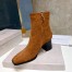 Jimmy Choo Bryelle 65mm Ankle Boots In Brown Suede