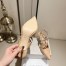 Jimmy Choo Azia Pumps 95mm in Nude Patent Leather