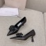 Jimmy Choo Rosalia Flowers 65mm Pumps in Black Leather