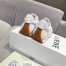 Loewe Women's Flow Runner Sneakers in White Nylon and Suede