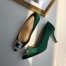 Manolo Blahnik Hangisi 70 Pumps In Green Satin