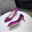 Manolo Blahnik Hangisi 70 Pumps In Purple Satin