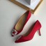 Manolo Blahnik Hangisi 70 Pumps In Red Satin