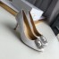 Manolo Blahnik Hangisi 70 Pumps In White Satin