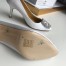 Manolo Blahnik Hangisi 70 Pumps In White Satin