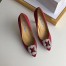 Manolo Blahnik Hangisi 105 Pumps In Bordeaux Satin